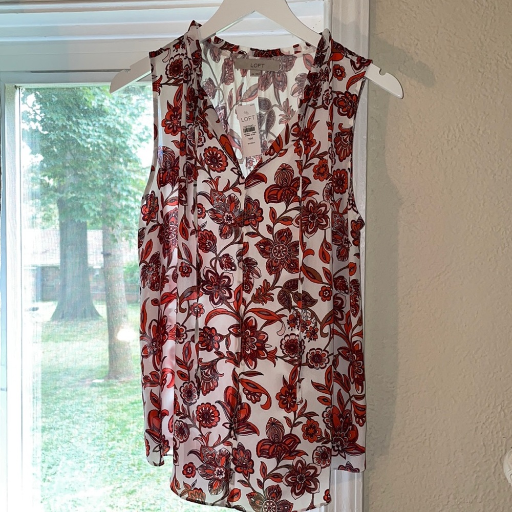 Fall LOFT Maternity Blouse